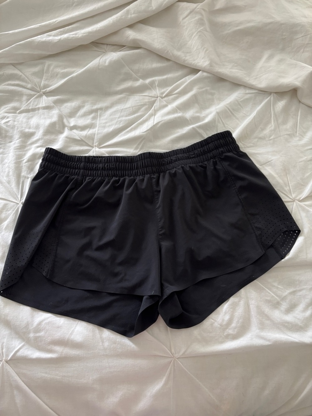 Athleta Black Athletic Running Shorts 3 in inseam